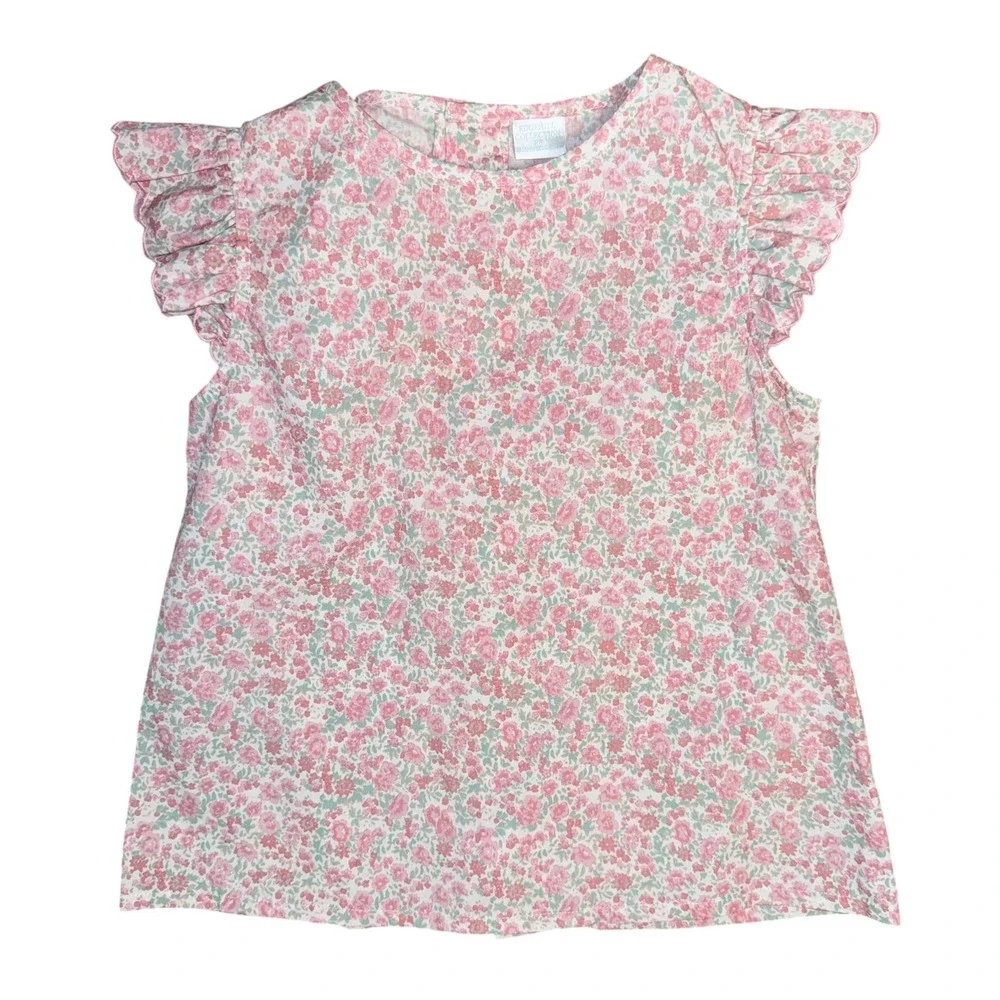 Edgehill Collection Girls Size 6x 2 Piece Pink Floral Skirt‎ NWT